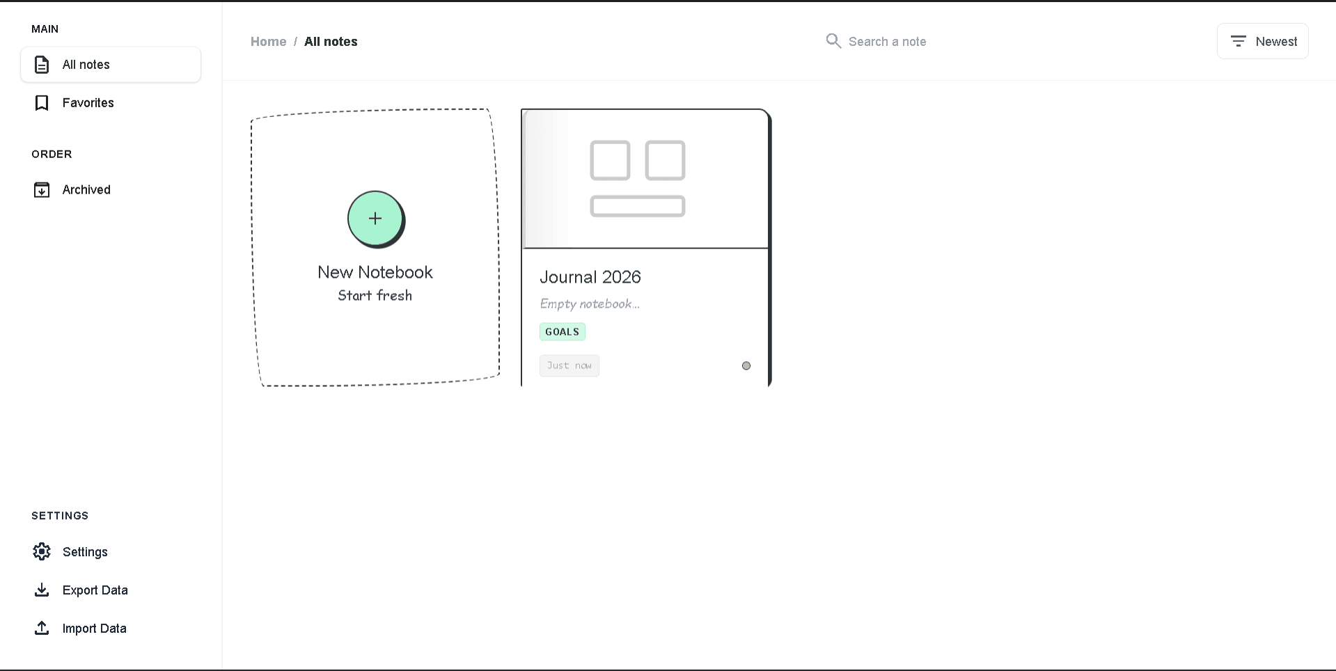 Sable Library — browse and organize all your notebooks